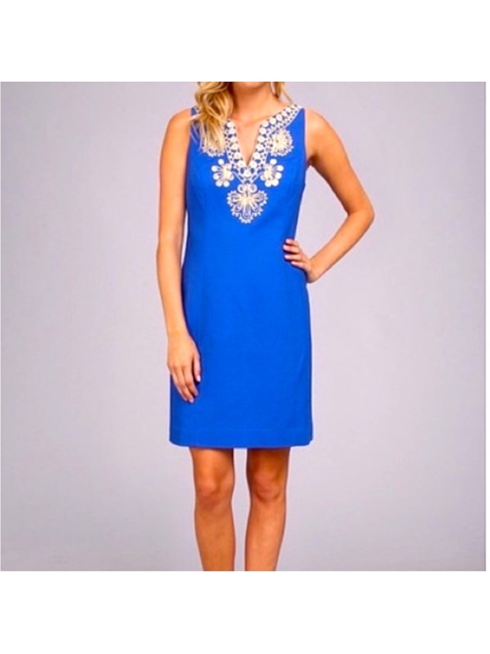 Lilly Pulitzer Royal Blue Gabby
Shift Dress Size 2